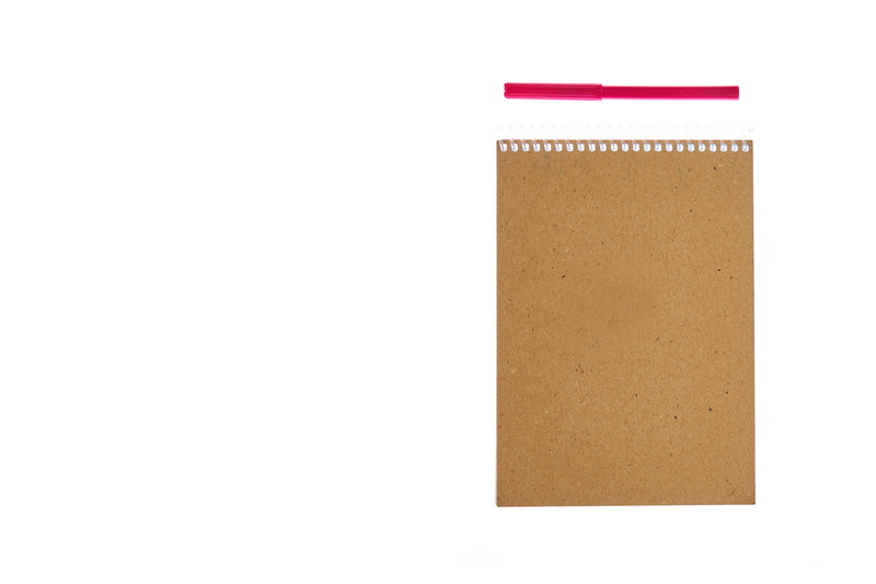 man made object, white background, brown, to write, publication, studio shot, article, studio, author, paper, page, notebook, is empty, design, close-up