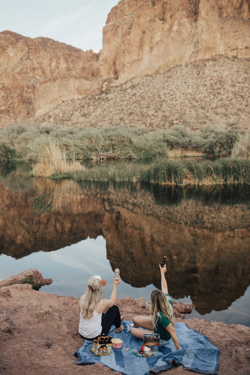 landscape, blanket, outdoors, 5K, scenics - nature, rock formation, shore, food, friendship, geology, woman, reflection, women, real people, recreation