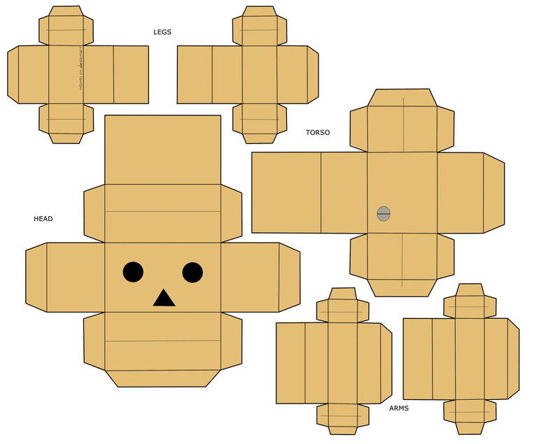 papercraft, 4K, danboard