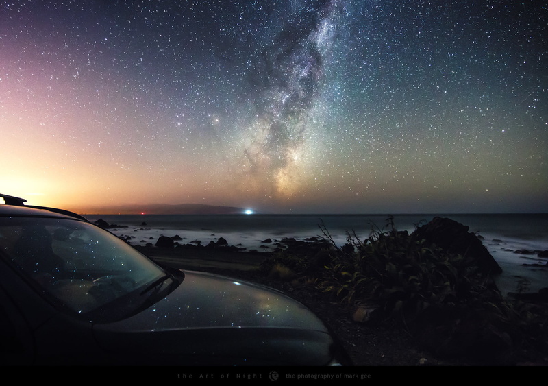 dark, star Shape, nature, constellation, stars, landscape, scenics, transportation, tranquility, car, illuminated, milky Way, motor vehicle, coast, horizon