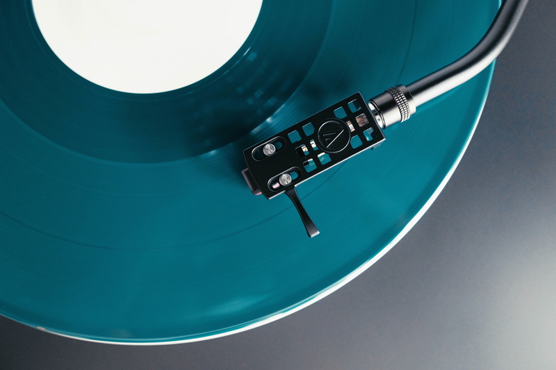 turntable, 4K, vinyl, tonearm, top view, Technology
