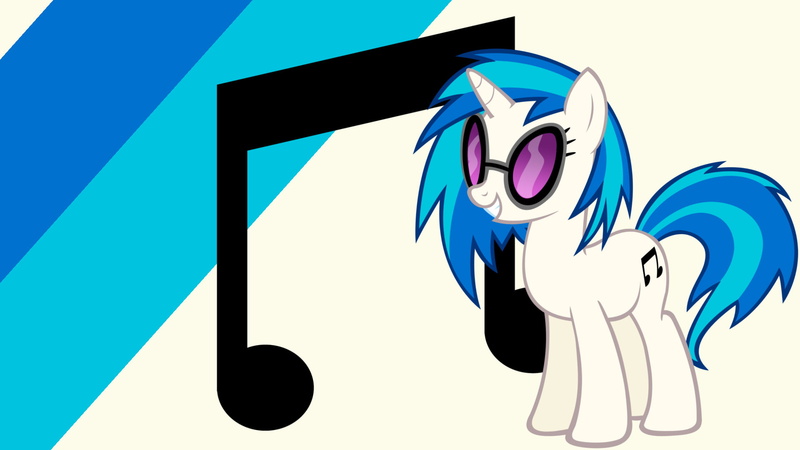 TV Show, My Little Pony, My Little Pony: Friendship is Magic, DJ Pon-3, 1080P, Vinyl Scratch, Vector