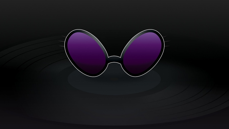 wealth, still life, my little pony vinyl scratch dj pon 3, lifestyles, indoors, close-up, reflection, personal accessory, sunglasses, no people, black color
