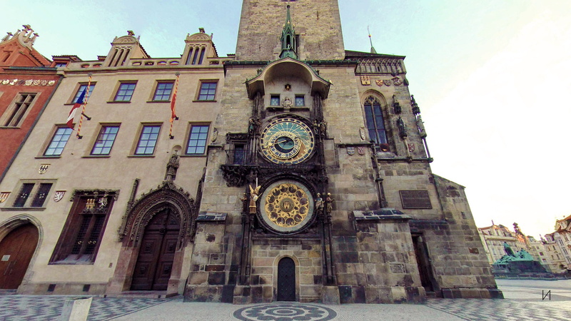 Prague Astronomical Clock, Buildings, 1080P