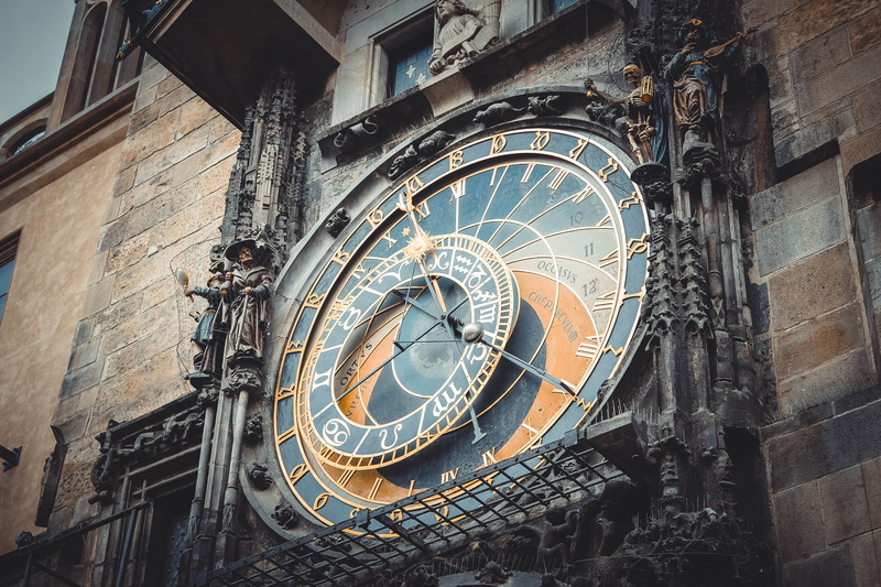 wall, astronomy, travel, space, clock face, design, roman numeral, art, astrology sign, architecture, no people, astronomical clock, ancient, time, old