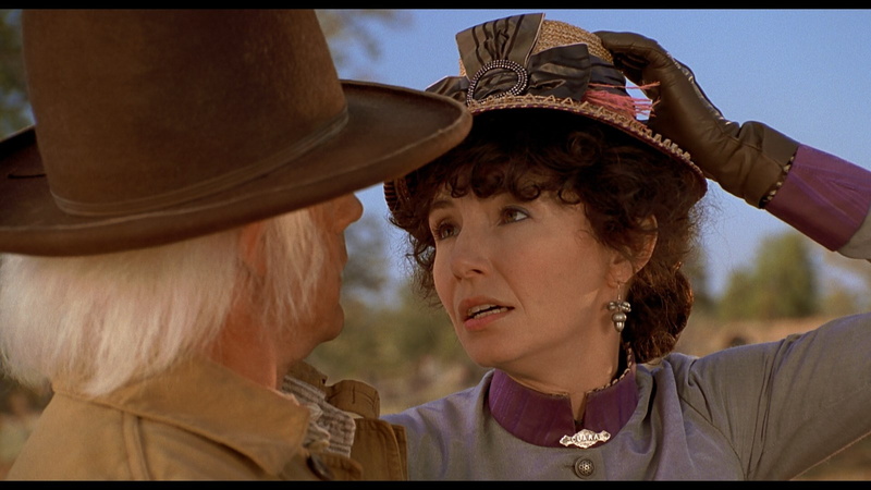 two people, 720P, real people, hairstyle, focus on foreground, headshot, portrait, back to the future part iii, people, day, women, hat, traditional clothing
