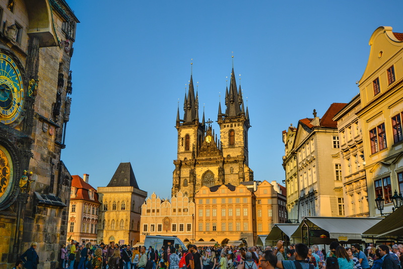 nature, day, travel Destinations, Prague, city, building, famous Place, religion, clear sky, Czech, Old, tower, clock, tourism, Praha, town Square, tourist