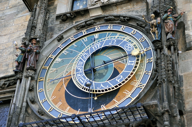 travel destinations, roman numeral, history, old, prague square, day, clock, city, astronomical clock, astronomy, Time, building exterior, 1080P, Prague