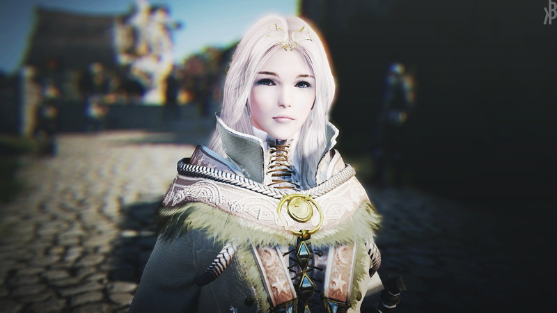 white hair, Black Desert, 1080P, women, video games