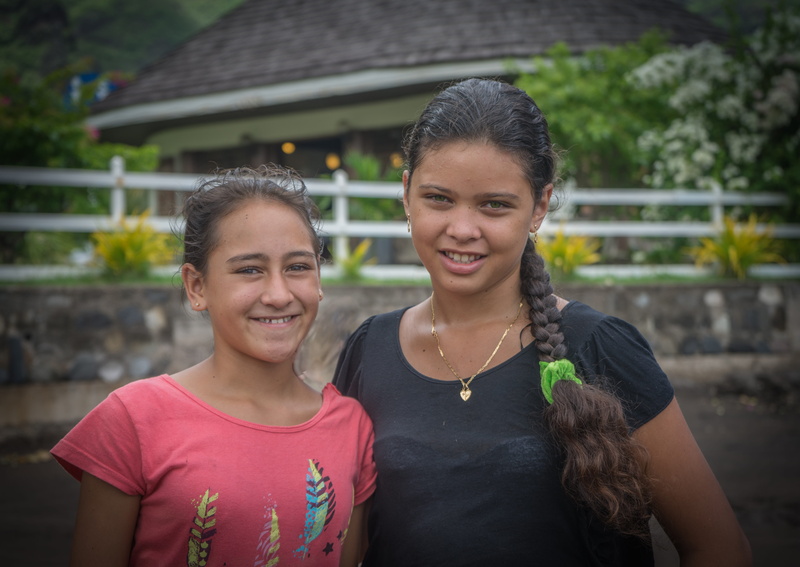 two people, daughter, standing, togetherness, cheerful, taking, happiness, leisure activity, focus on foreground, young, people, portrait, polynesian, emotion