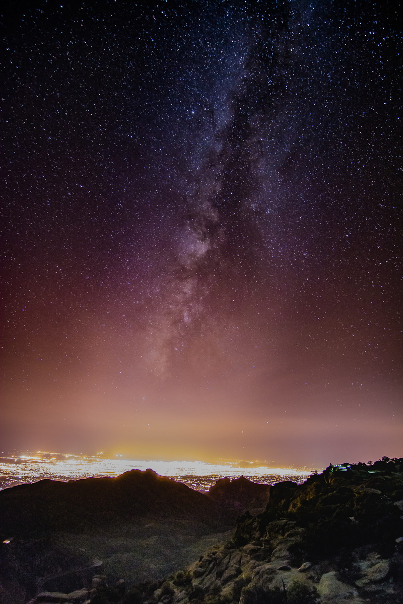 arizona, galaxy, sky, star field, outdoors, tourism, southwestern, star - space, 5K, tucson, nature, night, space, desert, milky way, star, tranquil scene