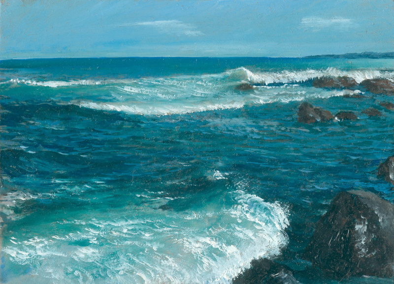 Tide, landscape, Aibek Begalin, 1080P, Two thousand two, stones, wave