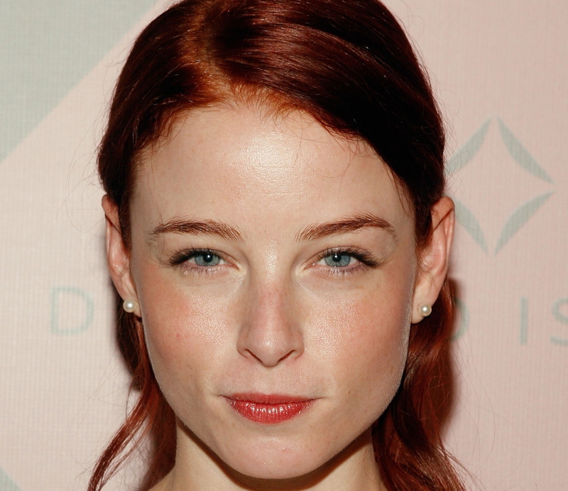 rachel nichols women blue eyes face redhead, 1080P