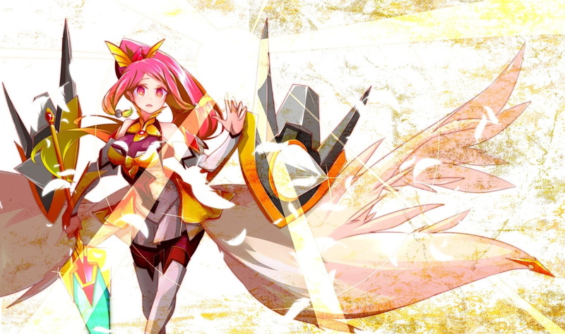 portrait, Blazblue, front view, standing, real people, young women, one person, looking at camera, anime girls, flower, young adult, leisure activity, sunlight