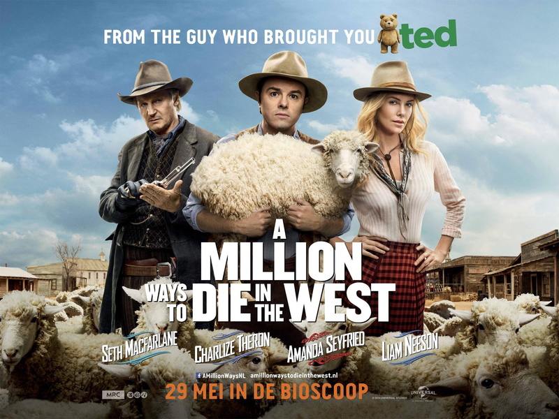 1080P, western, charlize, theron, comedy, die, film, west, ways, million