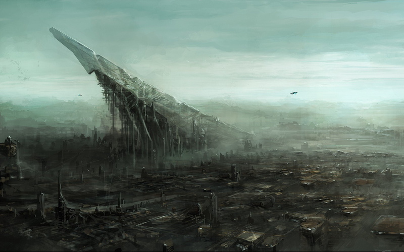 cold, fiction, scythe, chris, 1080P, science, artwork, cities