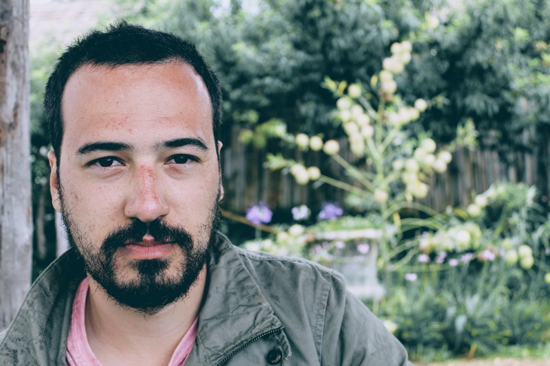 facial expression, forest, bearded, photoshoot, adult, landscape, model, front view, beard, contemplation, plant, real people, young adult, 4K, leisure activity