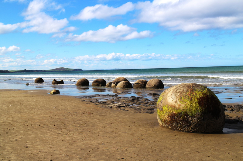 sky, rock, no people, land, low tide, horizon over water, rock - object, daytime, new zealand, tranquil scene, rocks, coast, day, stone, solid, sand, scenics - nature
