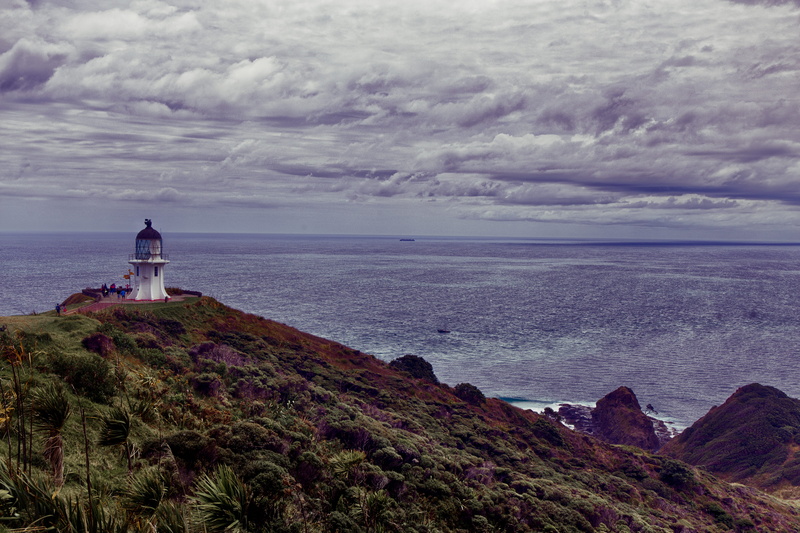landscape, rock, looking at view, sky, scenics - nature, building, 5K, cape, sea, hdr, adventure, water, lighthouse, newzealand, cliff, tasmansea, horizon over water