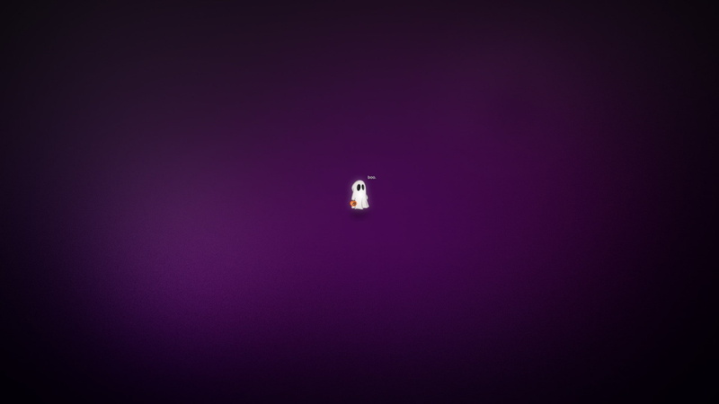 ghost, simple background, minimalism, Halloween, 1080P