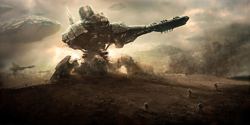 aggression, mech, warship, tank, no people, nature, fog, dusk, human representation, sculpture, environment, science fiction, art and craft
