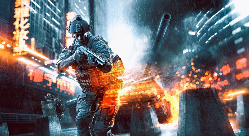 Games, security, dragons, video game, holding, men, man, Soldier, warning sign, smoke - physical structure, Battlefield, 1080P, teeth, government