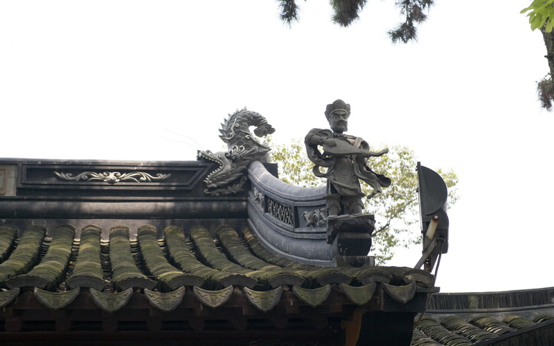 religion, human representation, clear sky, history, palace, ancient, china - East Asia, ornate, architecture, decoration, asia, east Asian Culture, architecture And Buildings