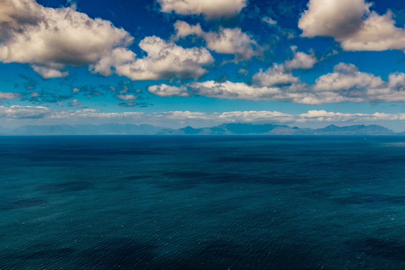 cloud - sky, sky, tranquility, clouds, nature, scenics - nature, idyllic, ocean, cloudscape, water, no people, blue, landscape, outdoors, south africa