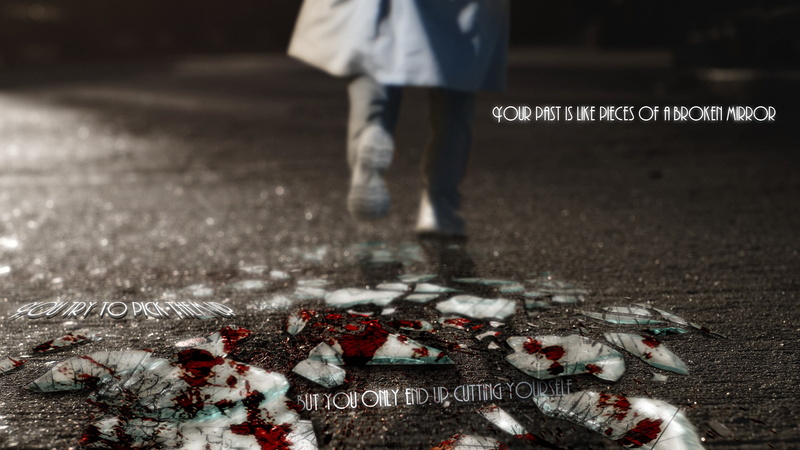 Typography, quote, shoes, glass, Broken, Broken Glass, 2K, Mirror, Max Payne, blood