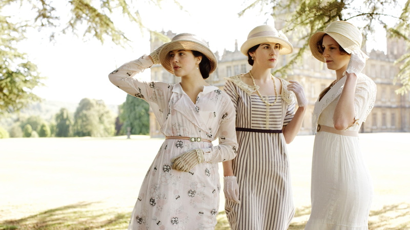 Laura Carmichael, the series, Michelle Dockery, Edith Crawley, Sybil Crawley, Mary Crowley, characters, 1080P, actress, Jessica Brown Findlay, Downton