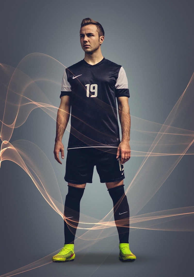 knee, males, full length, indoors, confidence, black, pair, studio shot, one person, portrait, young adult, mid adult, sport, front view, socks, sports clothing