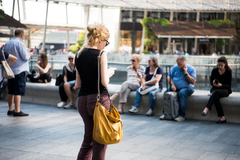 hairstyle, beautiful, young women, people, texting, fashion, group of people, sunglasses, 5K, street, italy, summer, blonde, milan, iphone, beautiful woman
