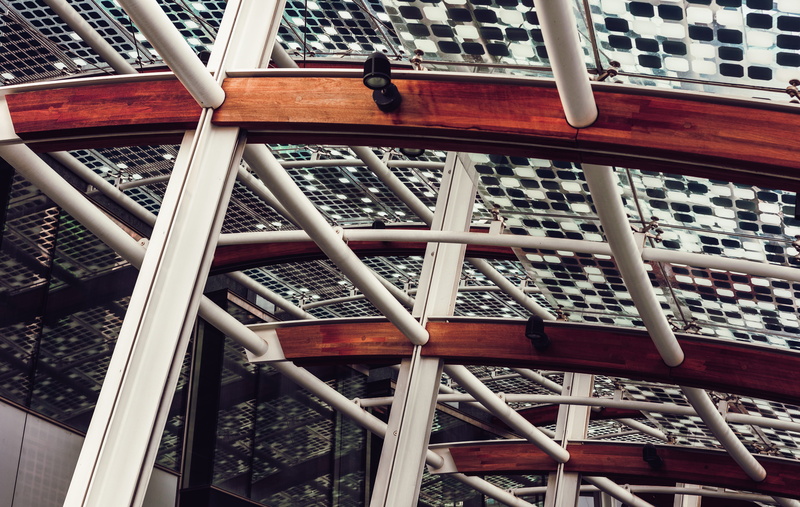 red, backgrounds, glass - material, window, pattern, full frame, design, architecture, metal, no people, piazza gae aulenti, building exterior, large group of objects