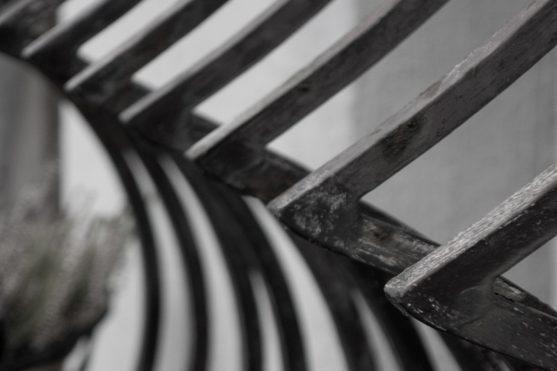 facade, security, curlicue, decorative, grate, window grilles, wood - material, pattern, weathered, wheel, grid, full frame, day, iron - metal, rusty, iron