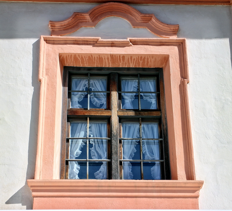 closed, window, glass - material, antique, historically, outdoors, rustic, ornament, building, day, no people, wall - building feature, live, sunlight