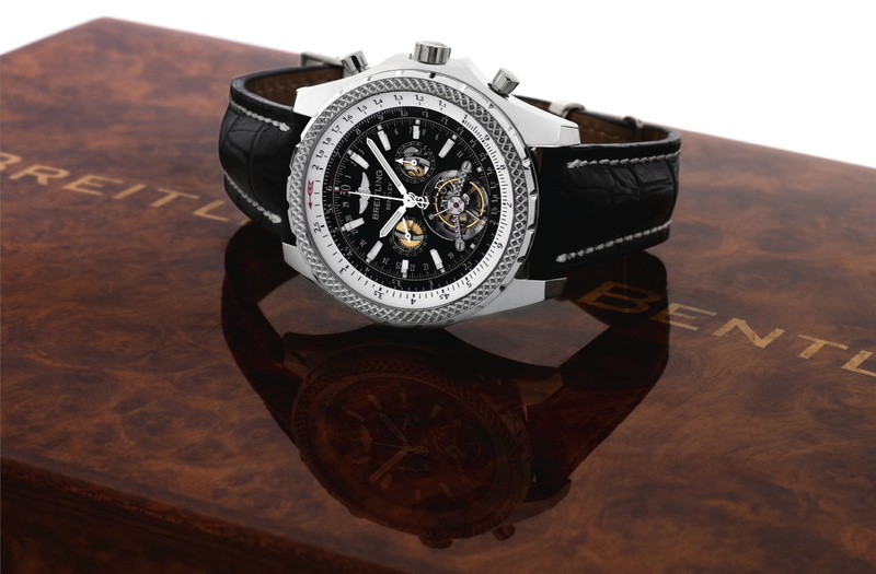 APH WITH TOURBILLON, 1080P, BREITLING FOR BENTLEY, PLATINUM MULLINER CHRONOGR, Watch, Breitling