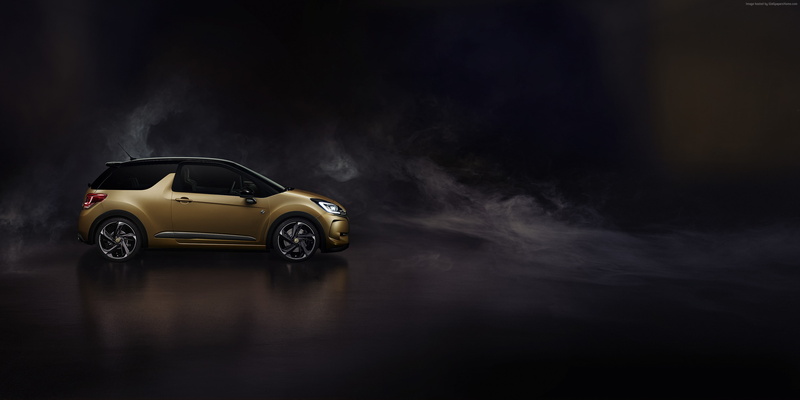 indoors, sports car, rain, black background, 2K, mode of transportation, Geneva Auto Show 2016, motion, wet, DS 3 Performance " BRM Chronographes", luxury
