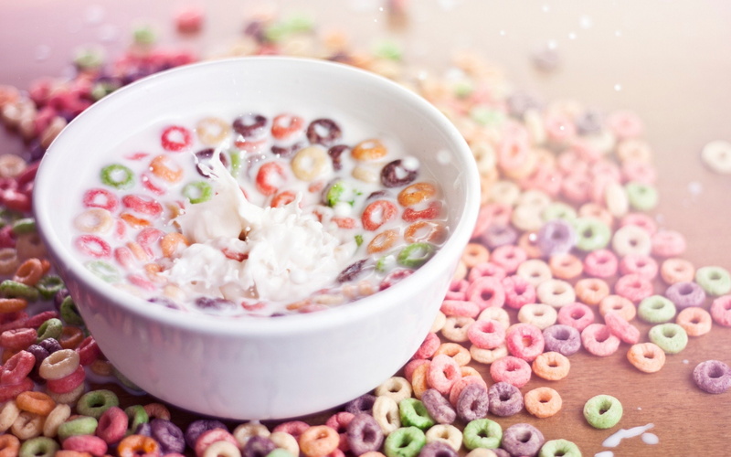 milk, 2K, fruit, loops