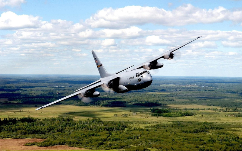 art, c-130 hercules, hd, c, airplanes, aircraft, 1080P, Military, hercules