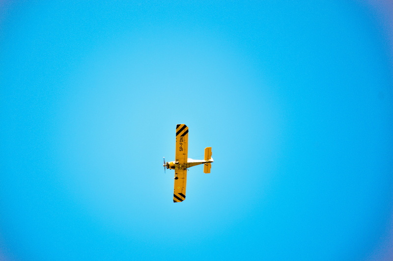 yellow, mode of transportation, no people, blue, white, leaving, on the move, transportation, sign, motion, nature, airshow, aviation, worms, 5K, sunny