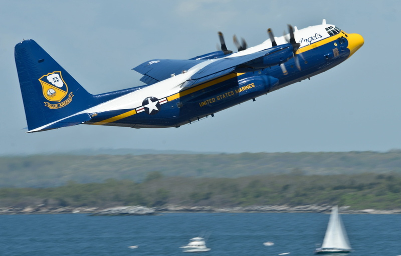 turboprop, transportation, ocean, fat albert, sky, flight demonstration squadron, military, navy, cargo, no people, mode of transportation, airplane, motion