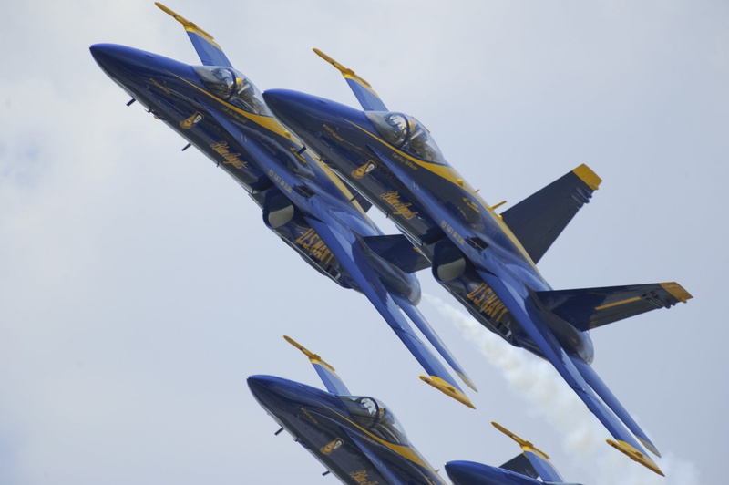demonstration squadron, plane, motion, aerobatics, flying, mid-air, military, 1080P, team, navy, planes, Aircraft, smoke, airshow, skill, low angle view