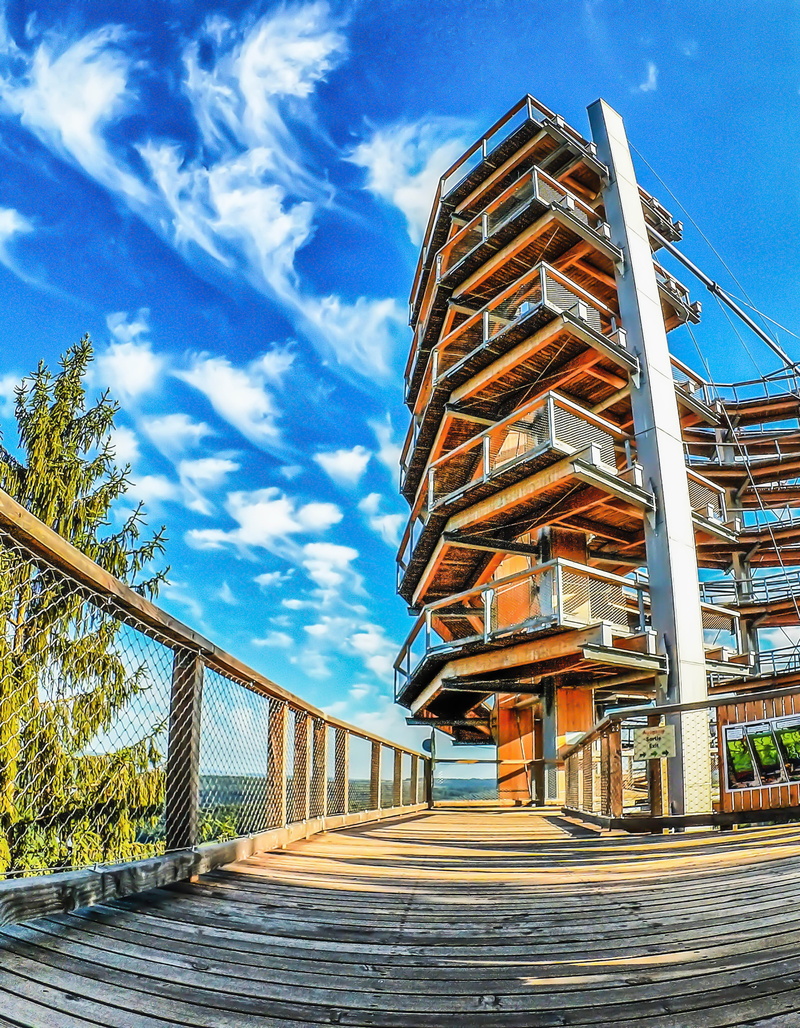 blue, sky, city, low angle view, day, staircase, bridge, cloud - sky, transportation, sunlight, saar loop, cloef, outdoors, architecture, direction, no people