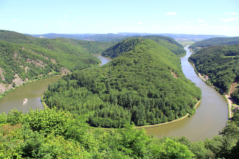 nature, tranquility, environment, mountain, tranquil scene, water, landmark, sky, idyllic, tree, no people, orscholz, plant, outdoors, river, non-urban scene