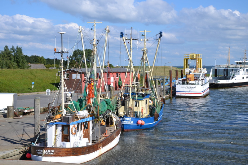 transportation, day, fishing industry, nature, Crab, mode of transportation, North Sea, fishing boat, pole, cloud - sky, sky, 4K, fishing port, water