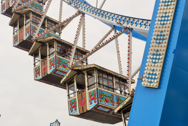 religion, no people, sky, amusement park, building, multi colored, Munich, architecture, nature, 5K, Bavaria, hanging, creativity, belief, built Structure