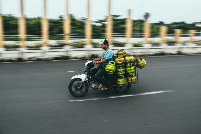 machine, men, mode of transportation, transportation, military uniform, biker, 5K, outdoors, hardhat, full length, helmet, motion, riding, military, propane