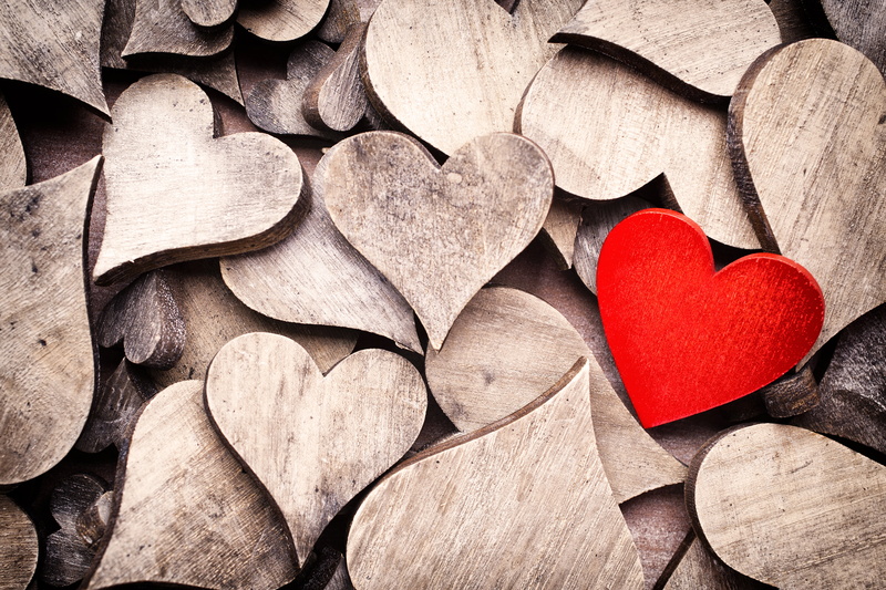 still life, love, heart, large group of objects, indoors, backgrounds, wood, hearts, wood - material, positive emotion, abundance, full frame