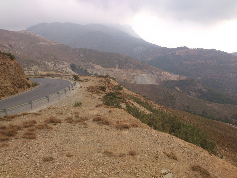 tranquility, road, crete, 4K, landscape, landscapes, no people, land, mountain, the way forward, nature, arid climate, tranquil scene, beauty in nature