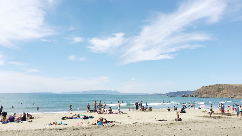 large group of people, 5000 pacific coast hwy, view, summer, horizon over water, vacations, outdoors, group of people, beach, land, holiday, united states